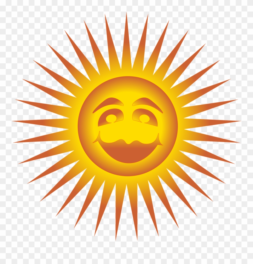 Sun Happy Face Smile Smiley Free Photo - Vector Graphics Clipart