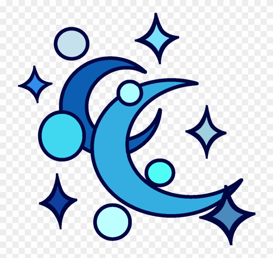 Moonlight Clipart Glowing Moon - Blue Moon Cutie Mark - Png Download