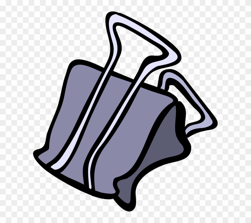 Png Free Library Bulldog Binder Fastener Vector Clipart