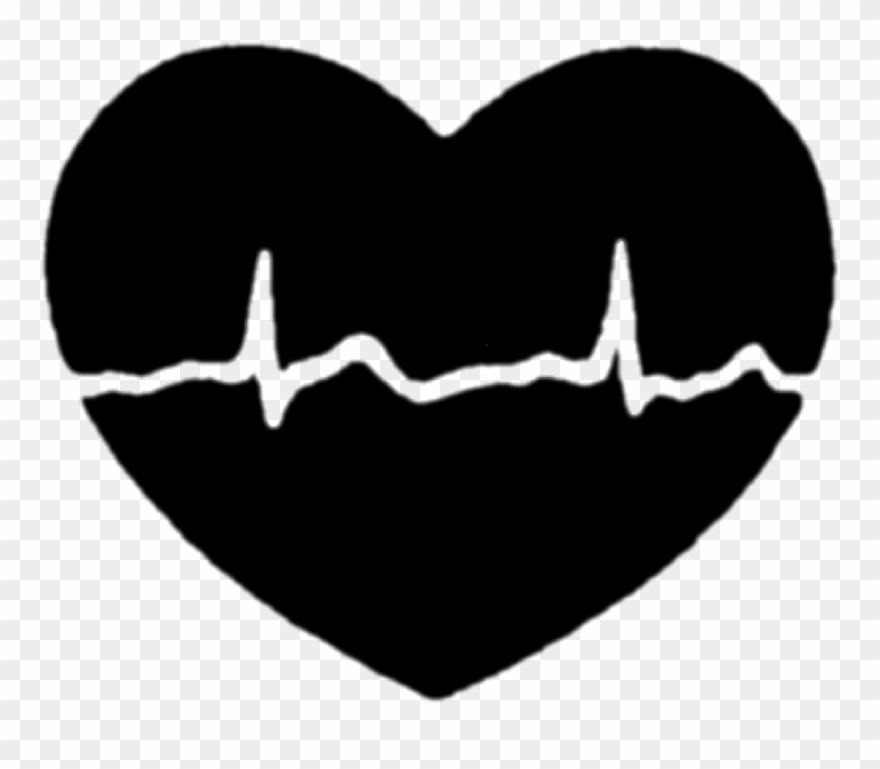 Heart Beat Clipart Black And White - Signos Vitales Blanco Y Negro - Png Download