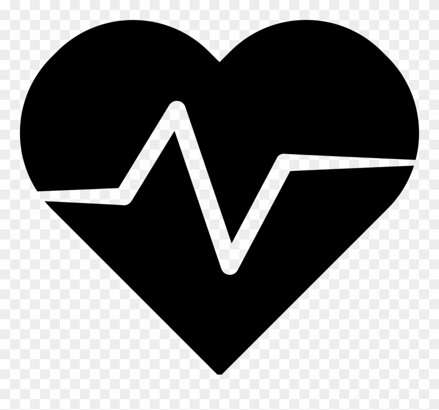 Open - White Heartbeat Png Clipart