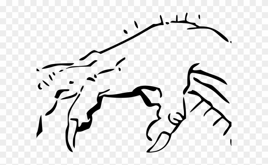 Horror Clipart Horror Hand - Creepy Halloween Clip Art - Png Download