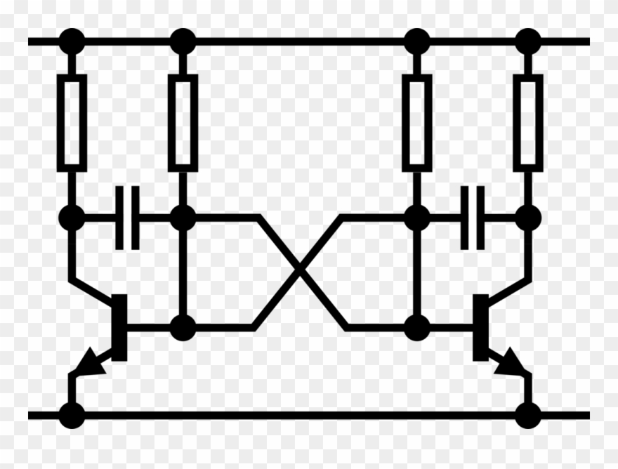 Electronic Circuit Transistor Electronic Symbol Electronics - Npn Transistor Symbol Clipart