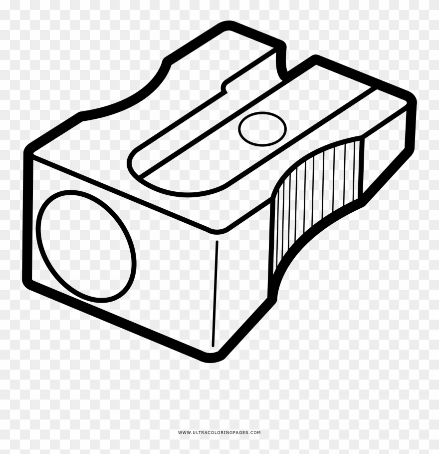 Coloring Pages Pencil Sharpener Teamshania Com Content - Dibujo De Sacapuntas Para Colorear Clipart