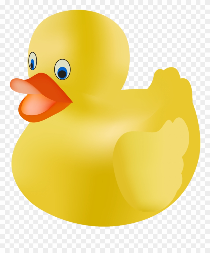 Shining Rubber Duckie Clipart Duck Image Free Download - Png Download