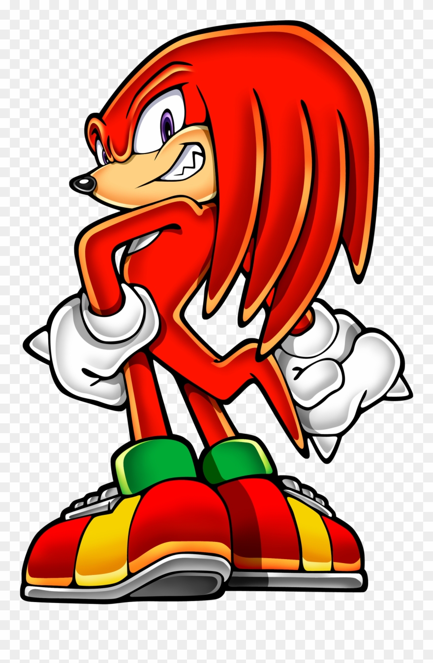 Advance Knuckles Image - Knuckles The Echidna Sonic Advance Clipart