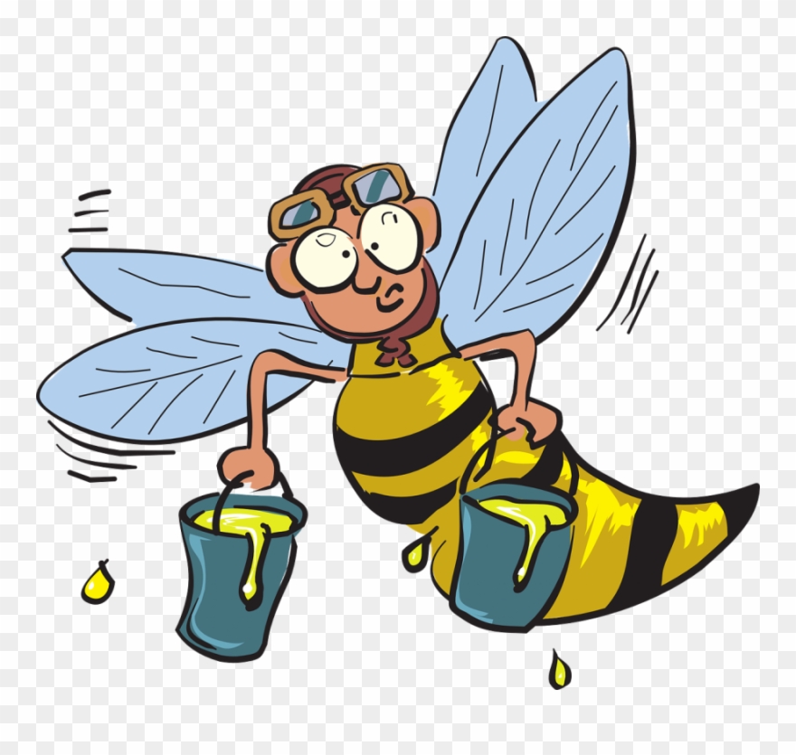 Jokes Corner - Png Worker Bee Clipart