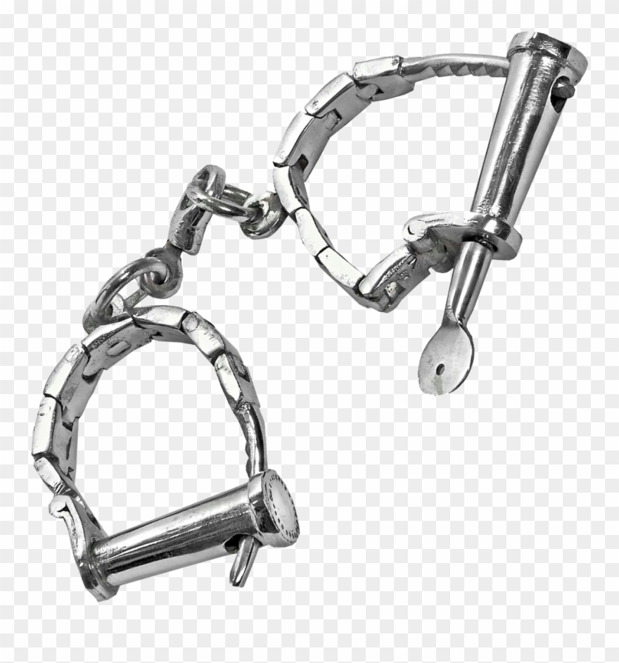 Silver Handcuffs Png Background Image - Body Jewelry Clipart