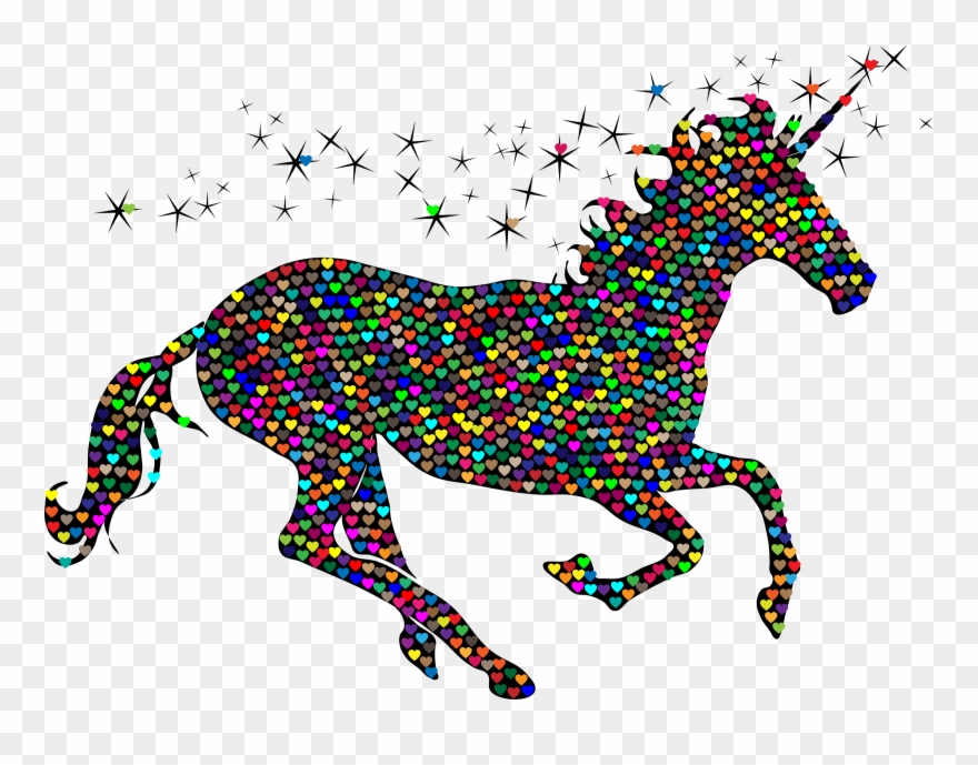 Big Image - Unicorn Silhouette Png Clipart