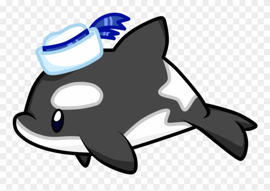 Uuu A Magical By Clipart Freeuse Stock - Orca Cartoon - Png Download