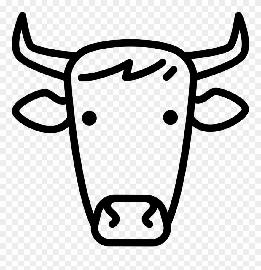 Cow Head Comments - Cabeza De Vaca Para Colorear Clipart