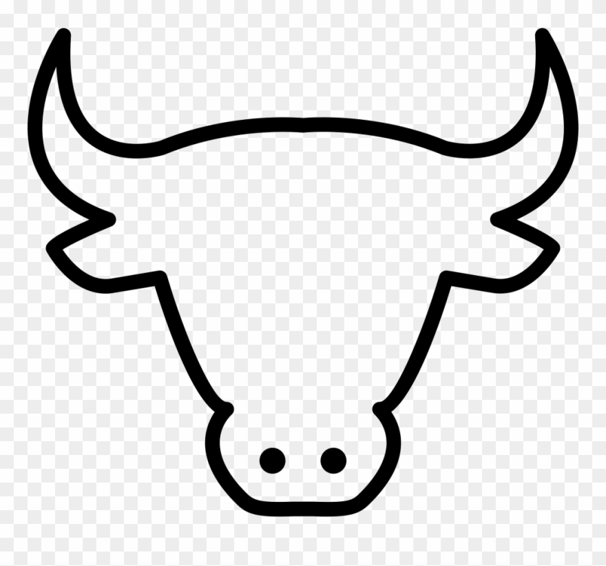 Cow Head Outline Comments - Cow Head Png Clipart