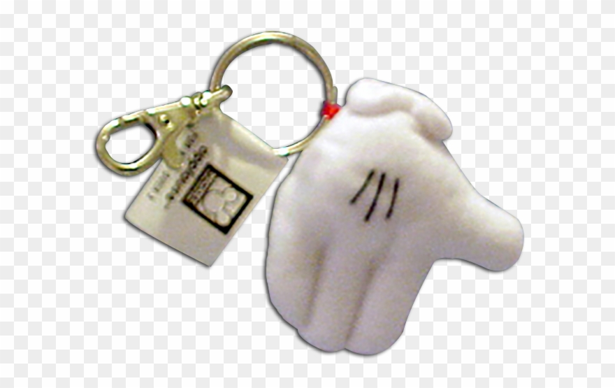 Disney Mickey Mouse's Glove Plush Key Chain - Mickey Mouse Clipart