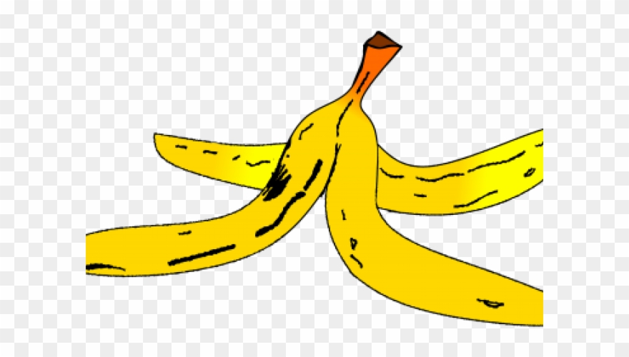 Svg Library Download Banana Peel Clipart - Banana Peel - Png Download