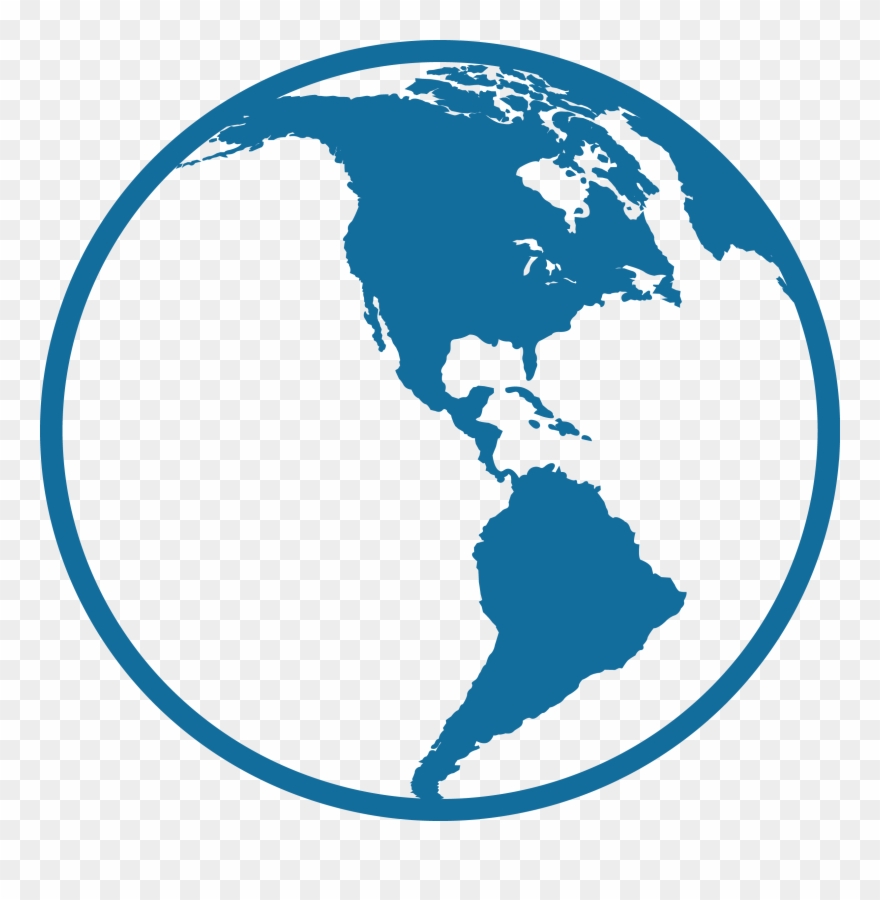Our Company Database - North And South America Icon Clipart