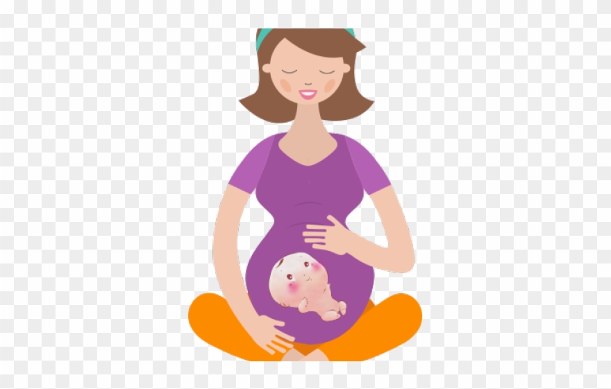 Mommy Clipart Pregnant Mom - Pregnancy - Png Download
