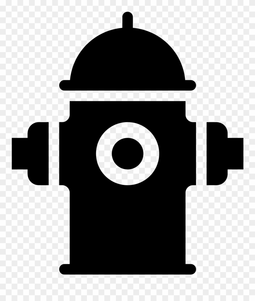 Fire Hydrant Filled Icon - Icono Boca Incendio Clipart