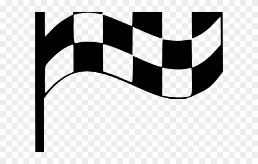 Finish Line Clipart Flag - Clip Art - Png Download