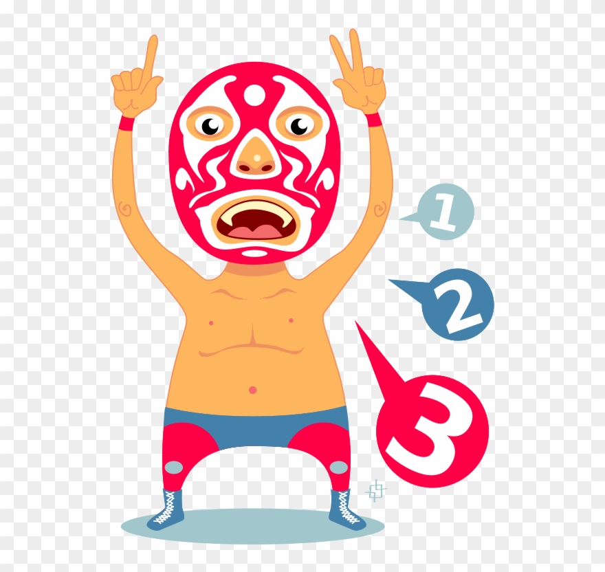 Lucha Libre Mexicana Dibujo Clipart