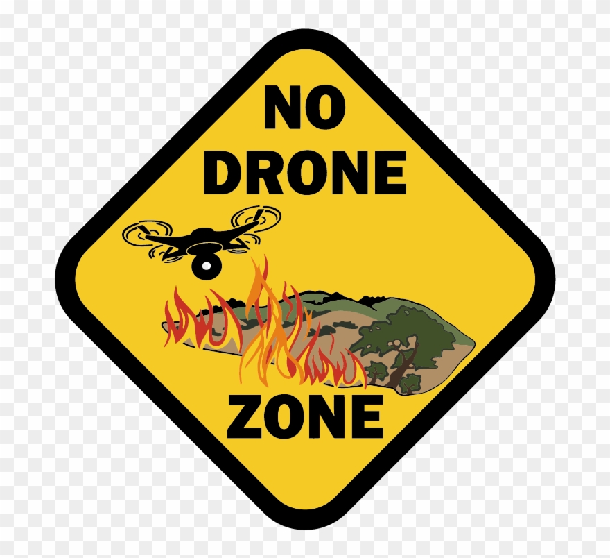 Faa Warns Against Drone Interference With Firefighting - No Drone Zone Wildfire Clipart