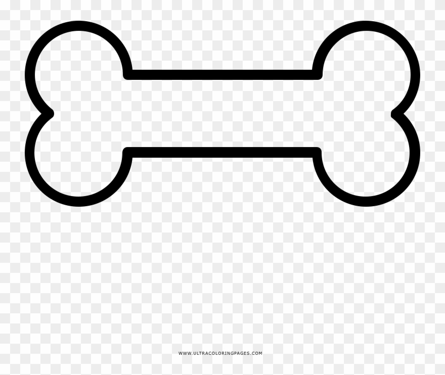 To Dog Bone Coloring Pages - Hueso Para Colorear De Perro Clipart