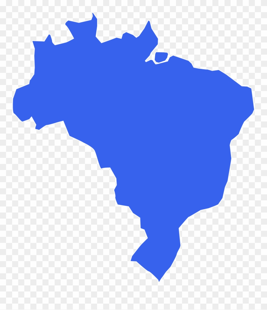 Brazil Map Png Clipart