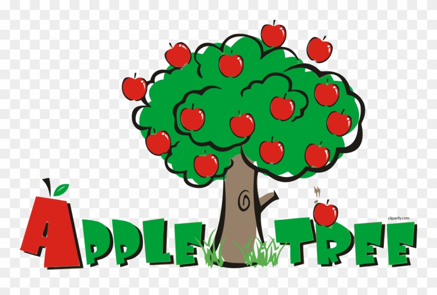 Picture Free Stock Apple Clip School - Apple Tree Pre School - Png Download