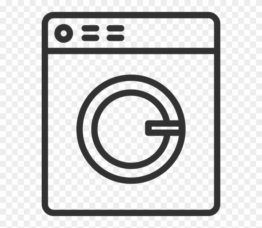 Download Laundry White Png Clipart Washing Machines - Laundry Icon White Transparent Png