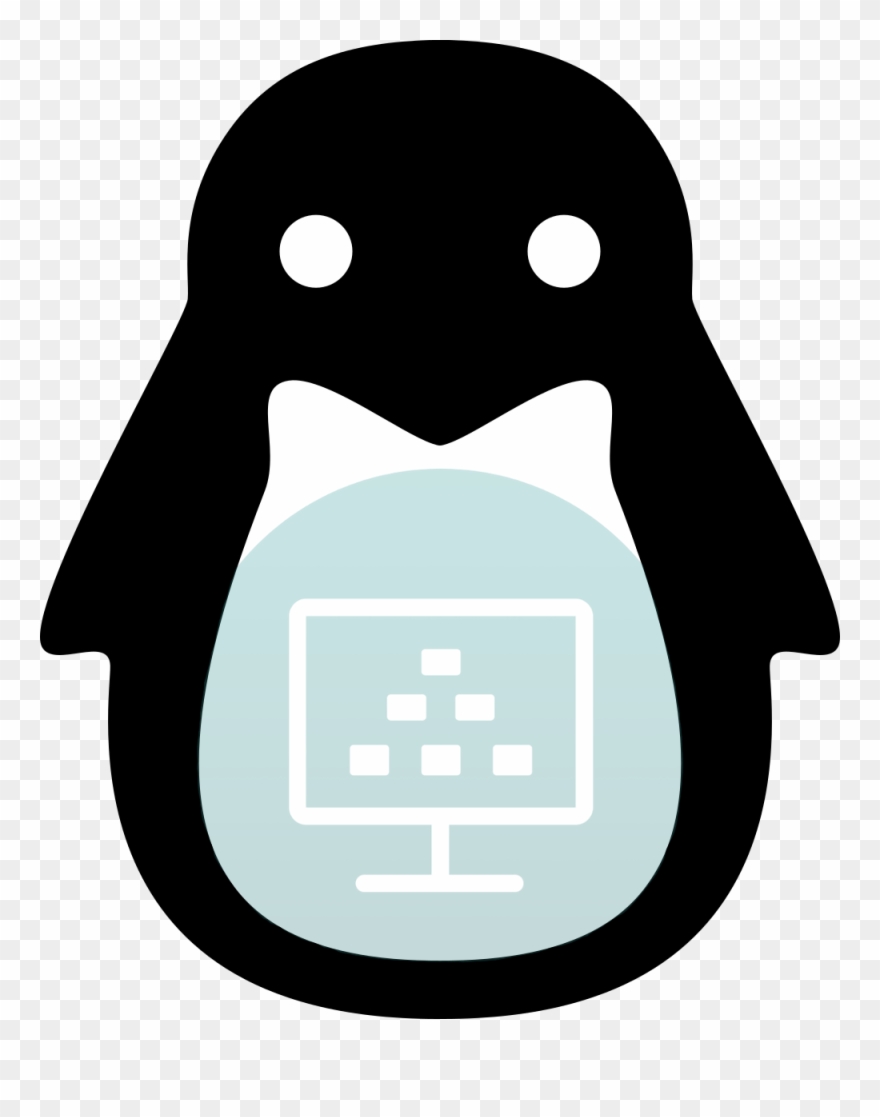 Clipart Road Horizon - Tux - Png Download