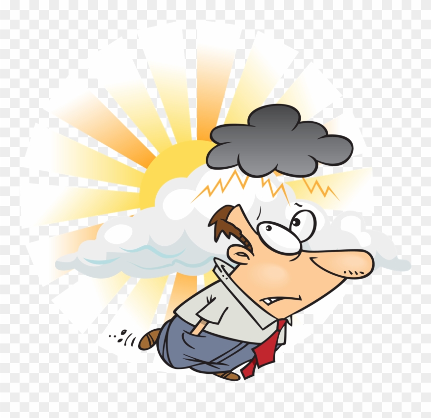 Are The Clouds On The Jobs Sustainability Horizon Dark - Cartoon Clipart