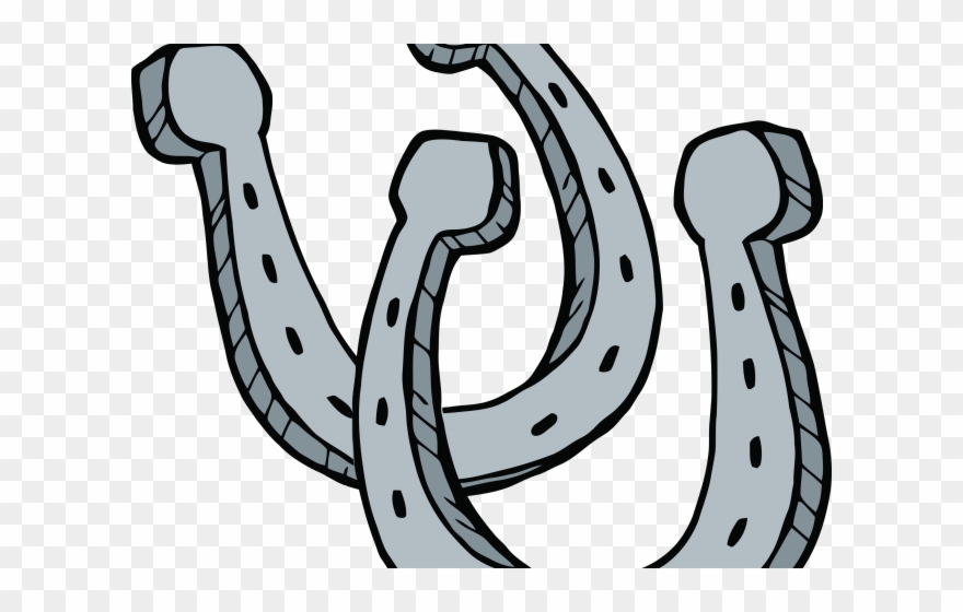 Horseshoe Clipart Lucky - Clip Art Horse Shoes - Png Download