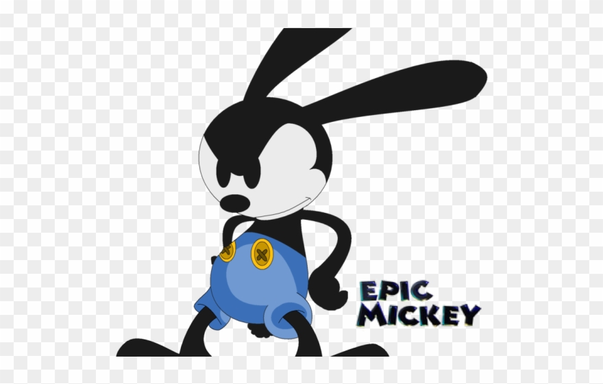 Oswald The Lucky Rabbit Clipart Epic Mickey - Epic Mickey: Prima Official Game Guide - Png Download