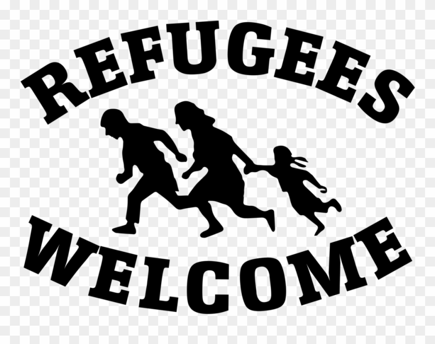 Refugee Logo Illegal Immigration Computer Icons - Refugees Welcome Bring Your Families Clipart