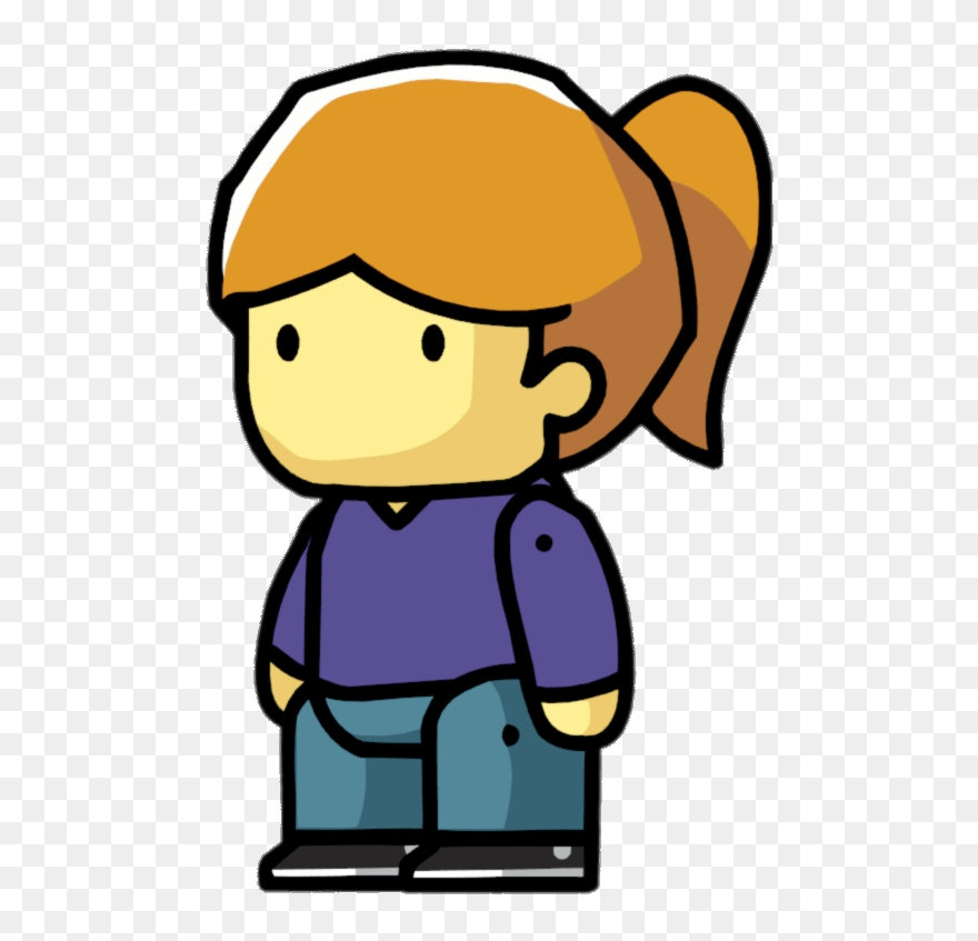Image Teenager Female Png Wiki Fandom Powered - Female Scribblenauts Png Clipart