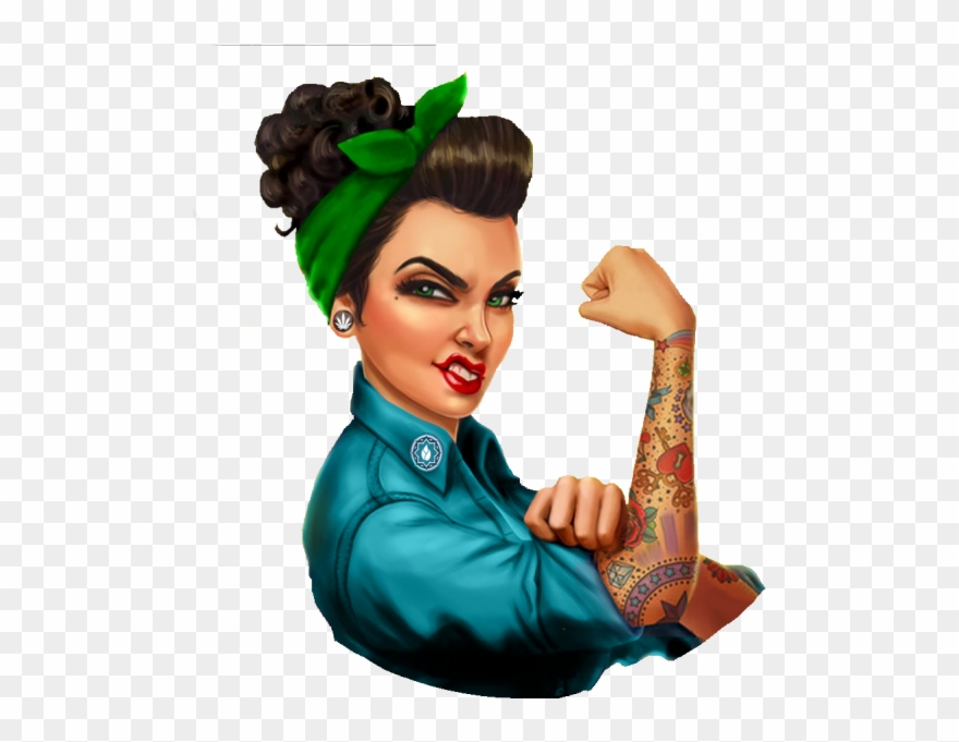 Download Rosie The Riveter We Can Do It Girl Tattoo Clipart (740471