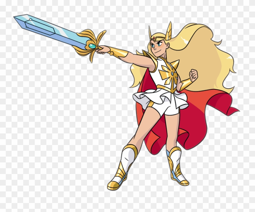 Adora, Also Known As She Ra, Is The Main Titular Protagonist - Cartoon Clipart