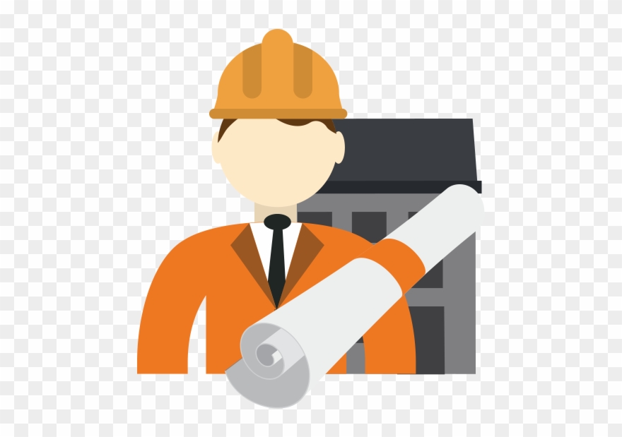 Png Transparent Contractor Clipart Site Engineer - Civil Engineer Icon Png