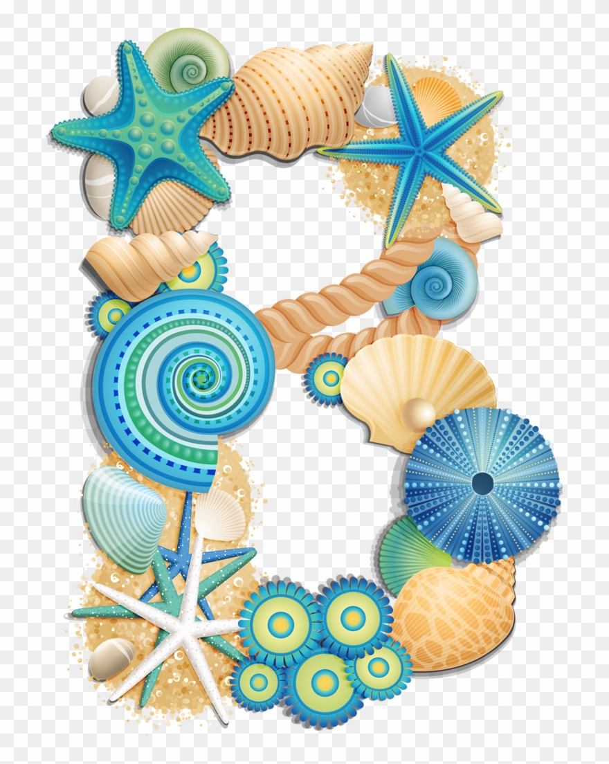Theblackapples On Etsy - Transparent Clipart Seashells Png