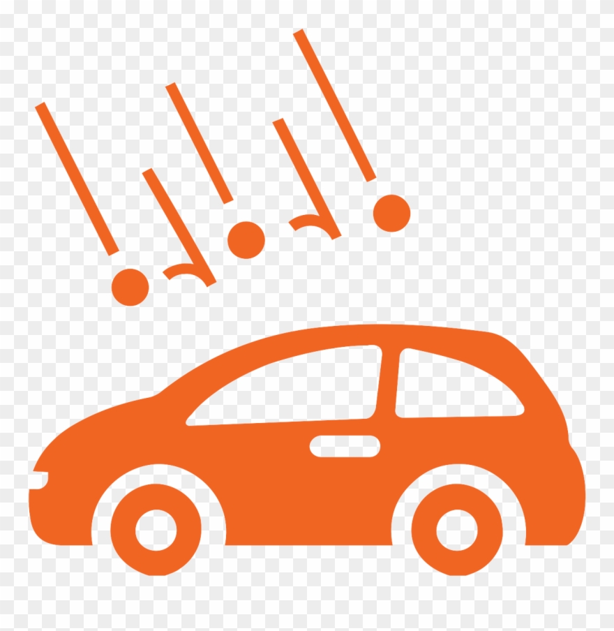 Hail Repair - Car Rental Icon Clipart