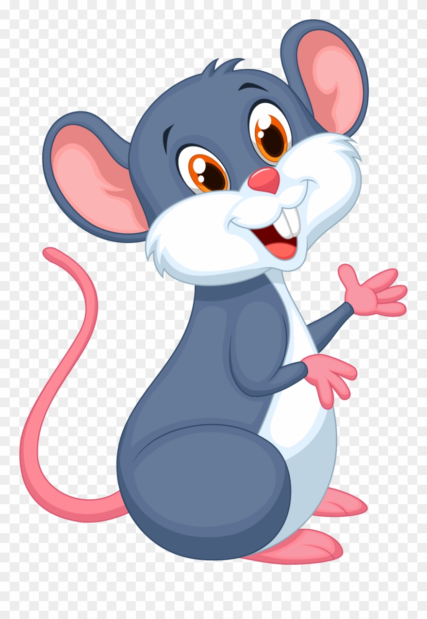 Pet Clipart Small Pet - Mouse Cartoon - Png Download