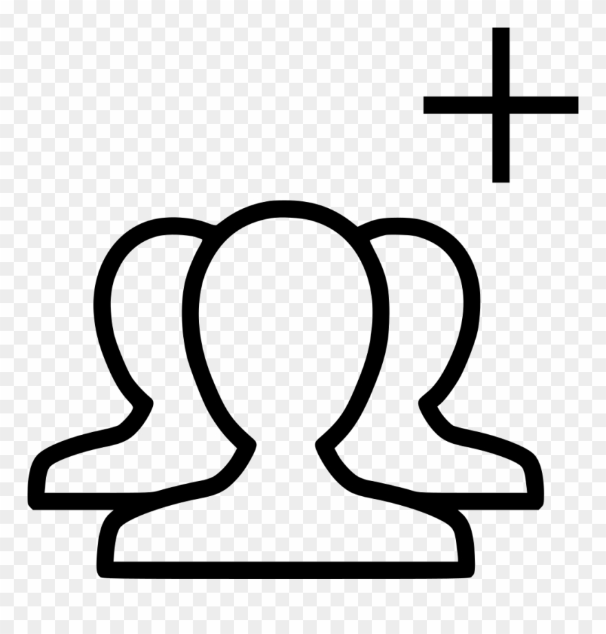 Group S Contacts People Add New Create Svg Png Icon - Create Team Icon Png Clipart