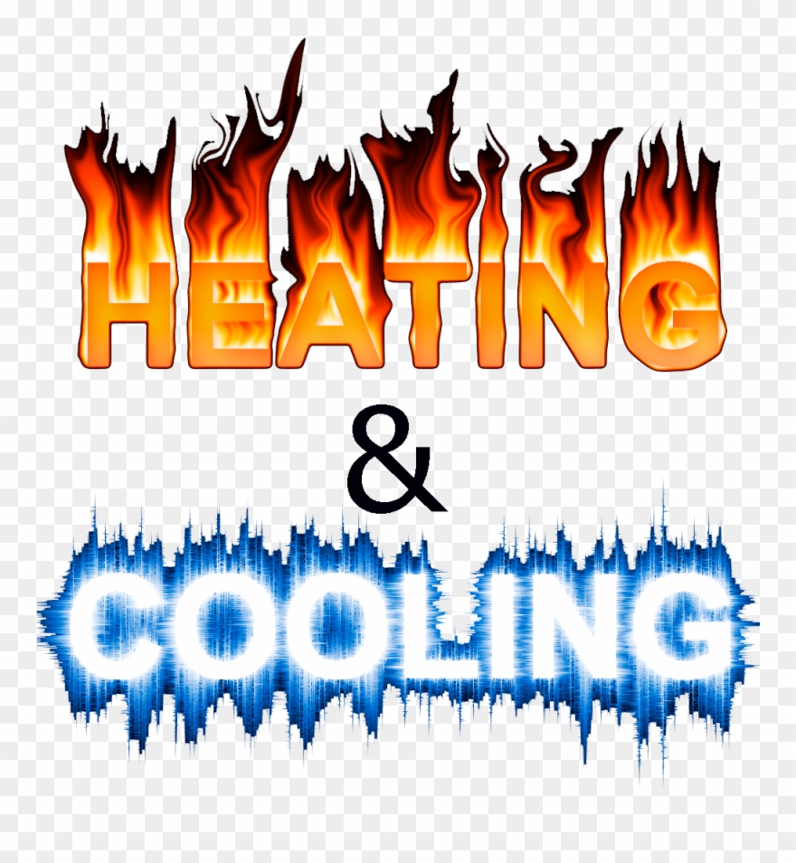 Heating &, Cooling - Heating And Cooling Title Page Clipart