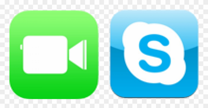 Skype & Facetime Lessons - Skype And Facetime Logo Clipart