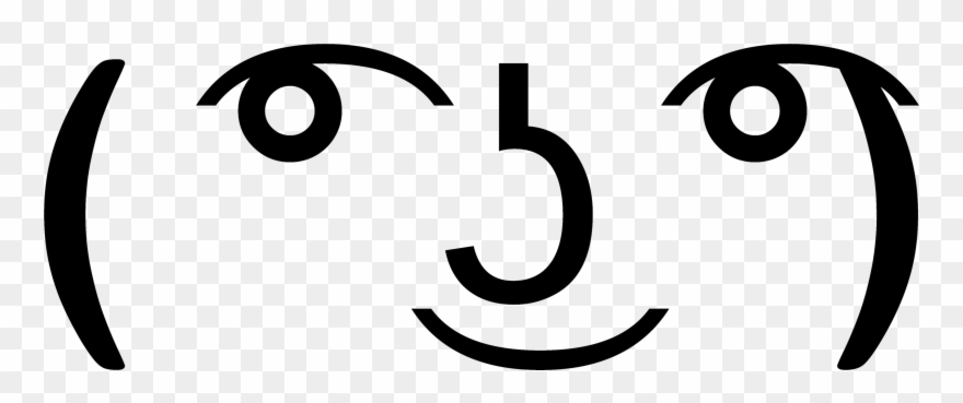 Clip Library Butt Transparent Lenny - Lenny Face - Png Download