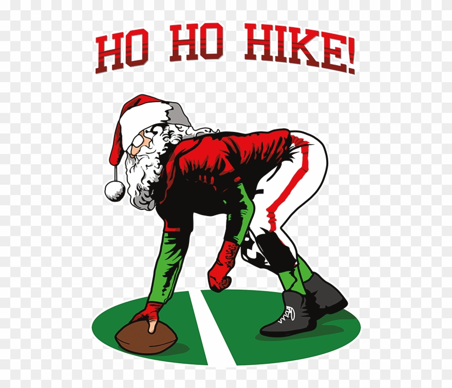 Santa Ho Ho Hike Stock Transfer - Santa Claus Clipart