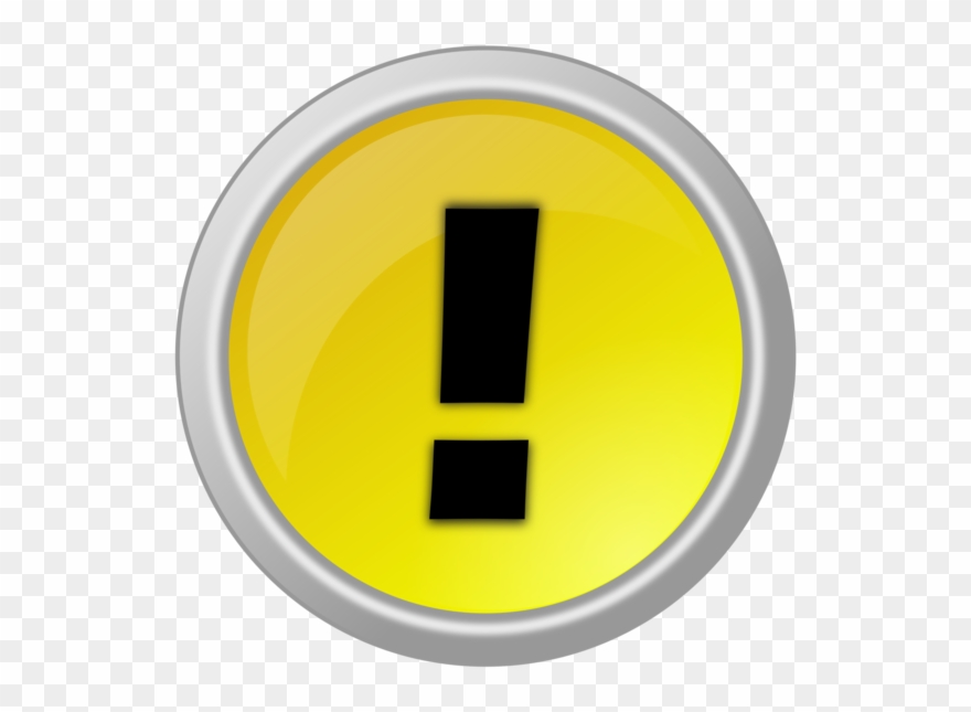 All Photo Png Clipart - Warning Button Transparent Png