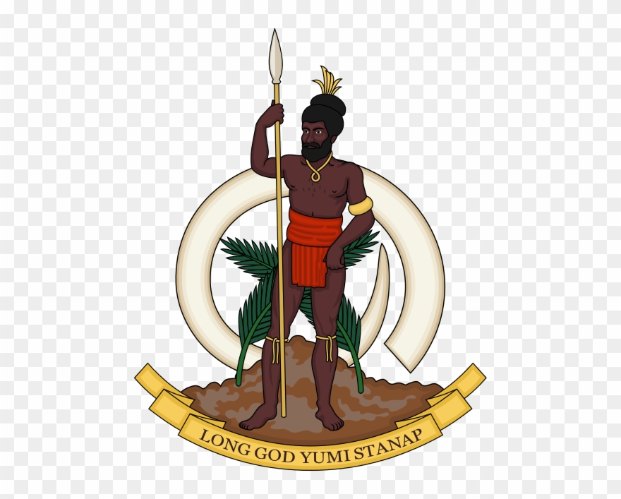 Coat Of Arms Of Vanuatu - Vanuatu Government Clipart