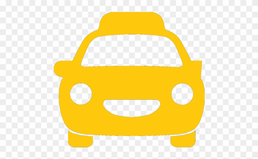 Driving Clipart Taxi Passenger - Png Download