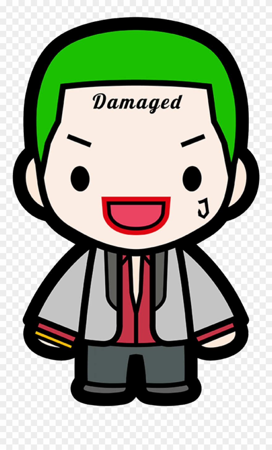 Jared Leto Joker - X Men Chibi Colossus Clipart