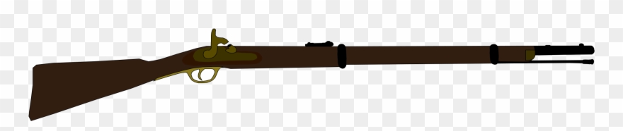 Public Domain Clip Art - American Revolution Guns Clipart - Png Download